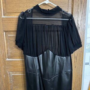 Noir Handmade Wet look dress 3x